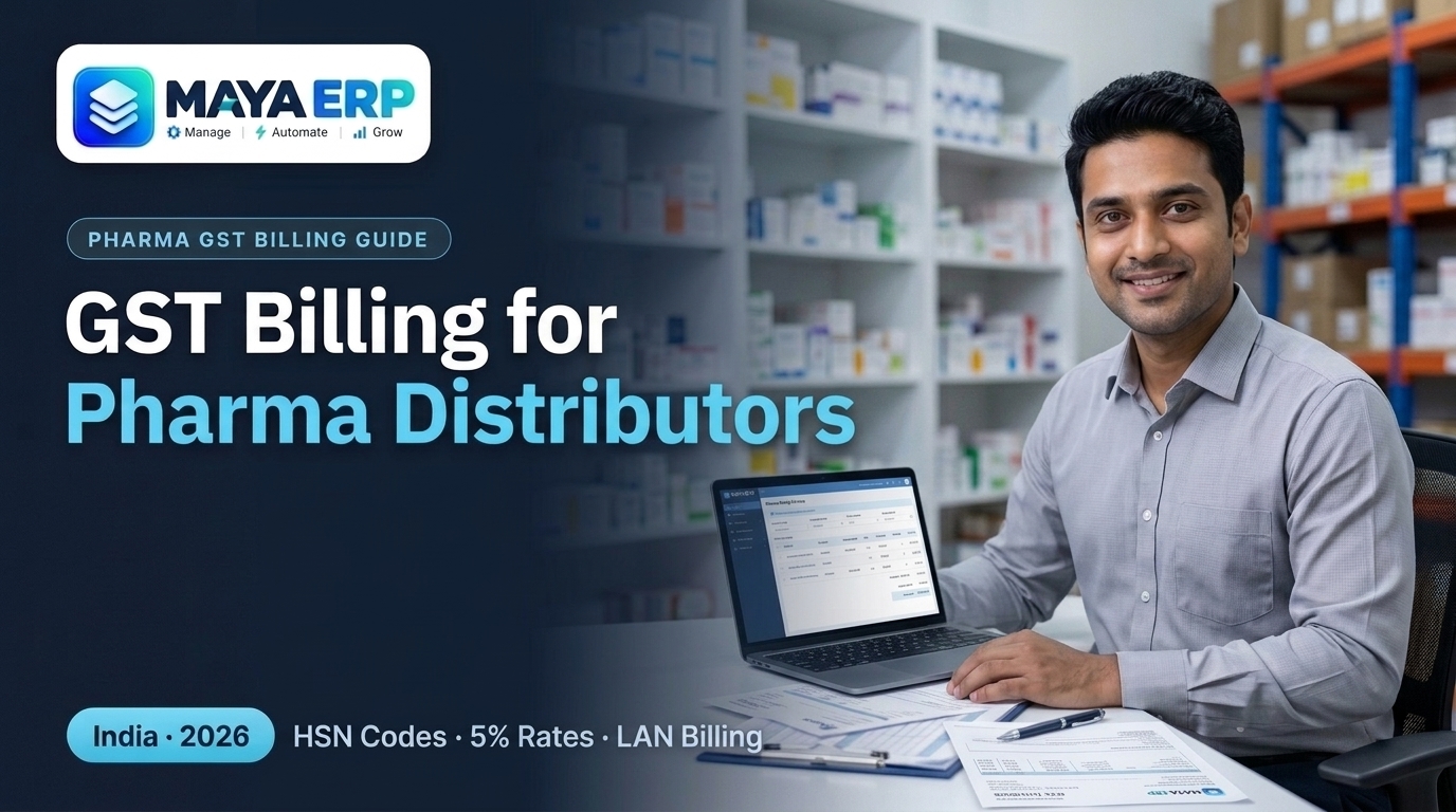 GST Billing for Pharma Distributors