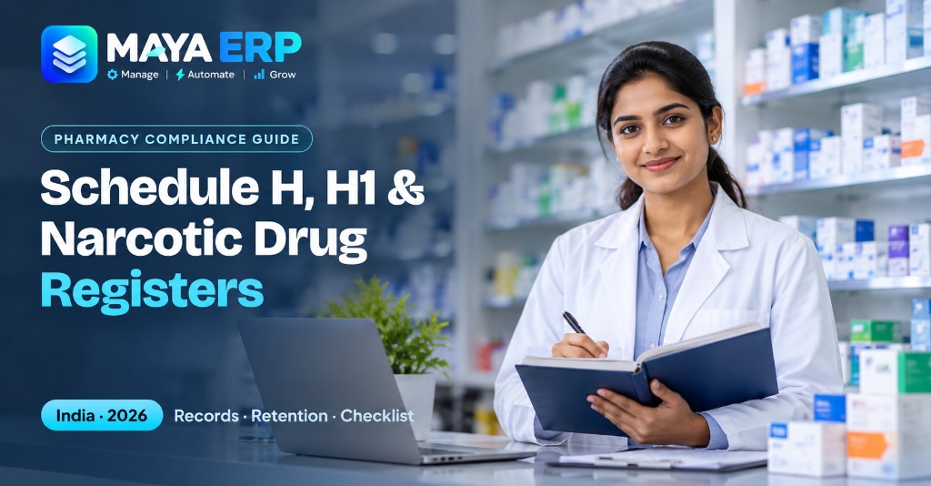 Schedule H, H1 & Narcotic Registers